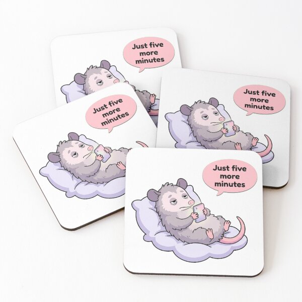 Item preview, Just Five More Minutes Opossum designed and sold by Visual Dept..
