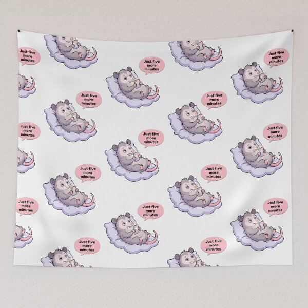 Item preview, Just Five More Minutes Opossum designed and sold by Visual Dept..