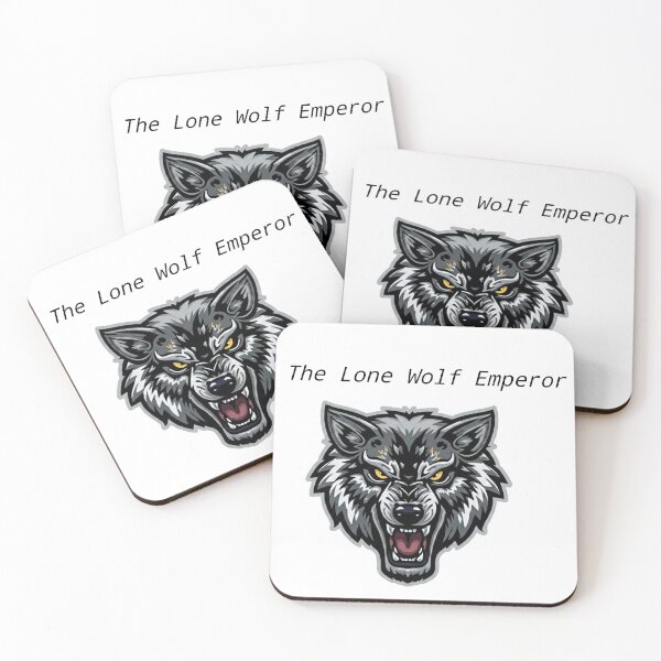 Item preview, The Lone Wolf Emperor - Fierce Gamer Mascot & Alpha Aesthetic designed and sold by YoThinIT.