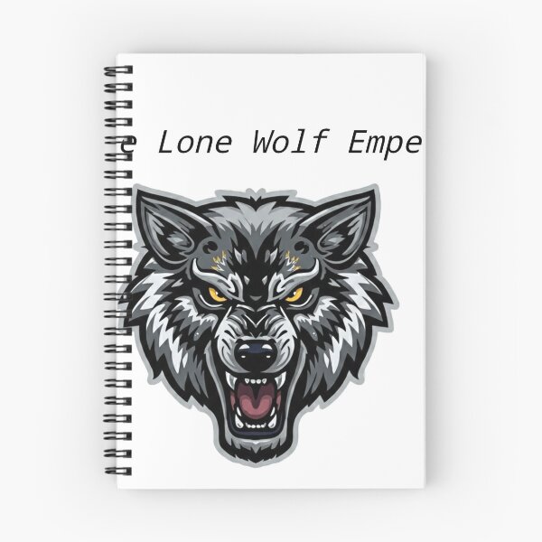 Item preview, The Lone Wolf Emperor - Fierce Gamer Mascot & Alpha Aesthetic designed and sold by YoThinIT.
