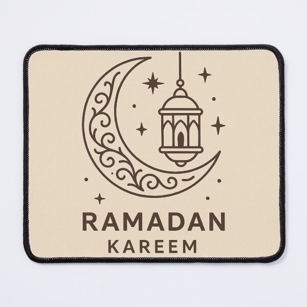 Item preview, Minimalist Ramadan Kareem Badge — Crescent Moon & Lantern designed and sold by XyoticStudios.