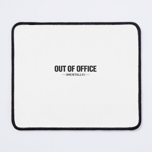 Item preview, Out of Office Mentally Minimal Aesthetic Funny Graphic T-Shirt designed and sold by Abhi0.