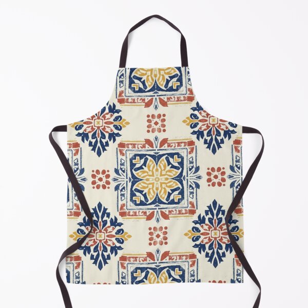 Item preview, Blue red block pattern design designed and sold by DoneAndDusted.