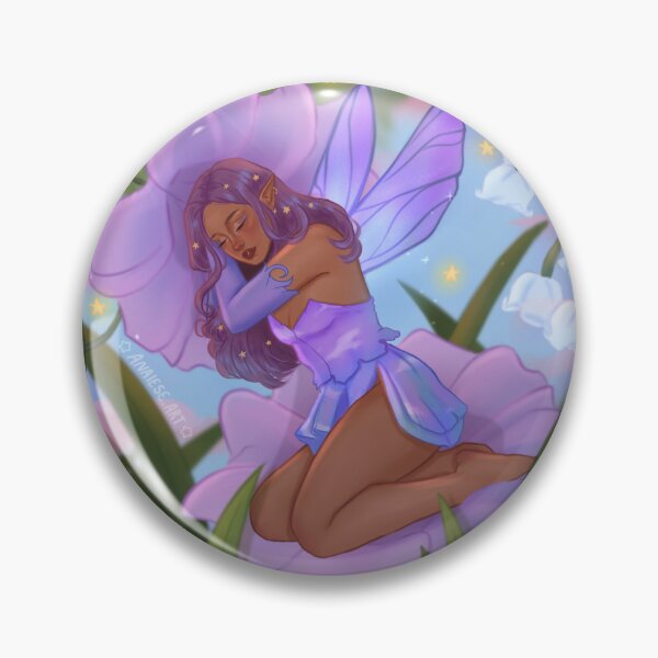 Item preview, Purple dreaming fairy  designed and sold by AnaieseArt.