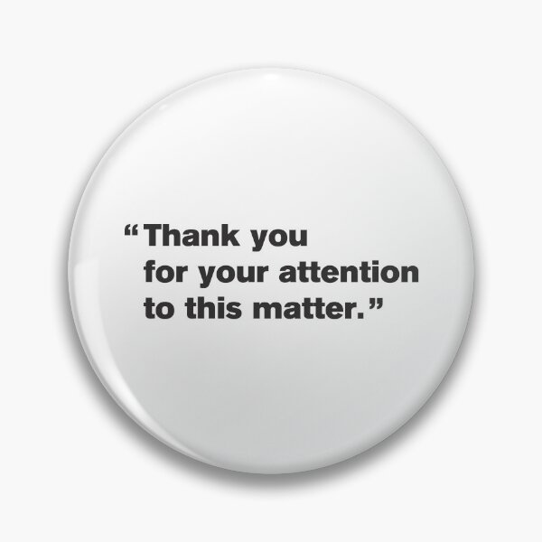 Item preview, Thank you for your attention to this matter designed and sold by Vector-Artist.