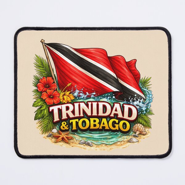 Item preview, Trinidad and Tobago Flag - Caribbean Pride designed and sold by Myra365Art.