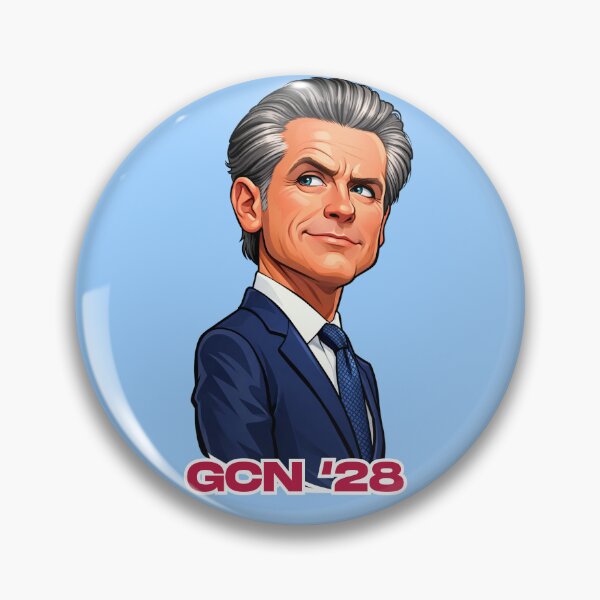 Item preview, Newsom 2028 Inspired Campaign Graphic – GCN ’28 Political Design designed and sold by SimplyJasper.