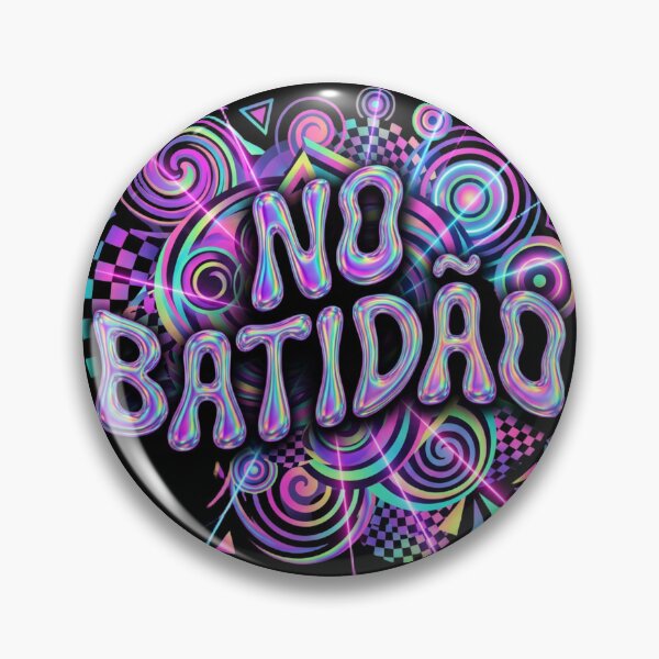 Item preview, No Batidão | Brazilian Funk Psychedelic Holographic Design | Rave Festival Batidão Streetwear designed and sold by ZoomTaDesign.
