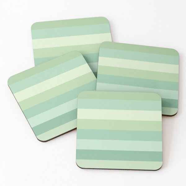 Item preview, Green Pastel Striped designed and sold by cimong.