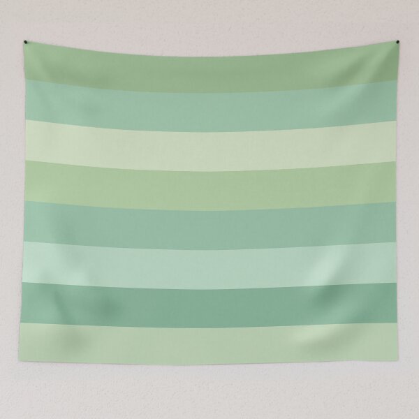 Item preview, Green Pastel Striped designed and sold by cimong.