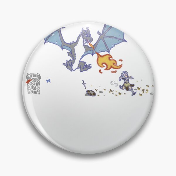 Item preview, The Dragonborn Flees designed and sold by Loopys Fine Wares.