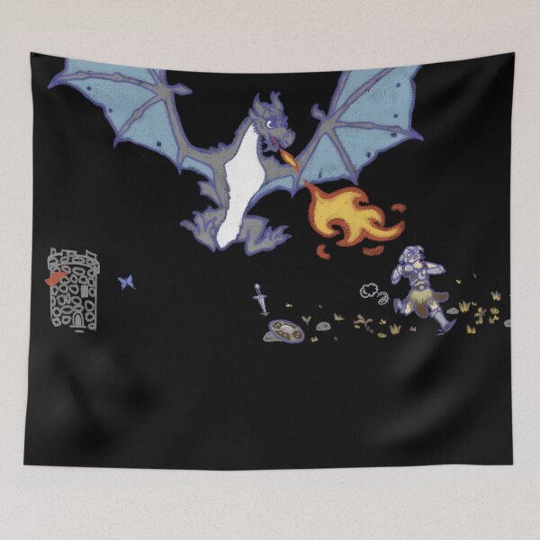 Item preview, The Dragonborn Flees designed and sold by Loopys Fine Wares.