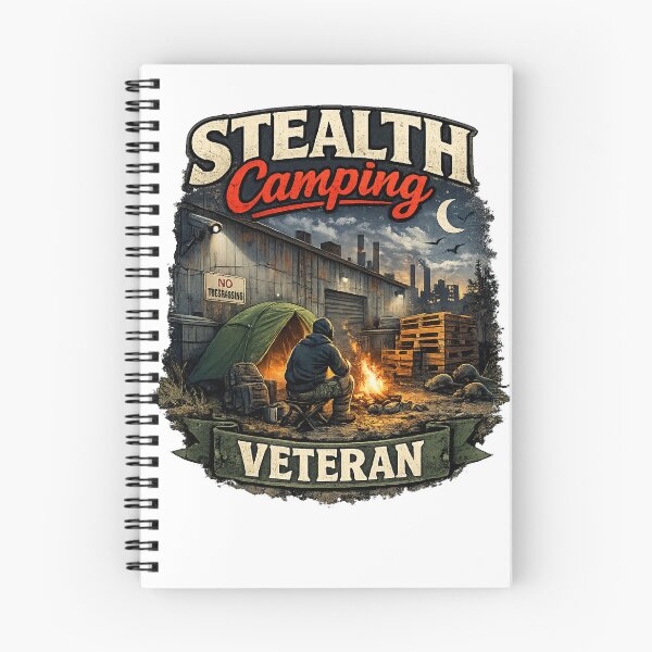 Item preview, Stealth Camping Veteran – Urban Survival Camping Graphic designed and sold by GarnerSupplyCo.