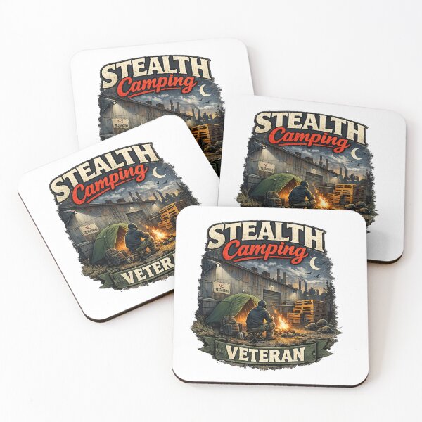 Item preview, Stealth Camping Veteran – Urban Survival Camping Graphic designed and sold by GarnerSupplyCo.
