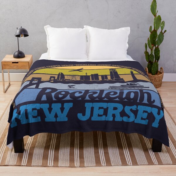 Item preview, Rockleigh New Jersey Sunset Retro Vintage Local Pride Logo designed and sold by CRHPOD20.