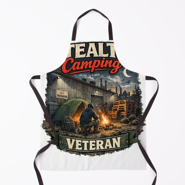 Item preview, Stealth Camping Veteran – Urban Survival Camping Graphic designed and sold by GarnerSupplyCo.