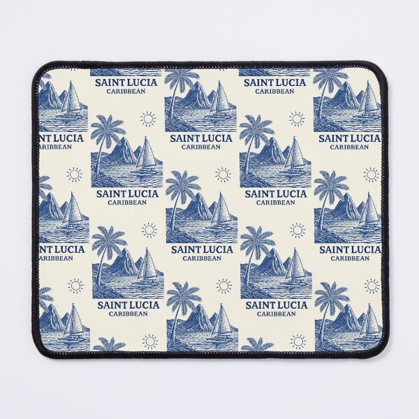 Item preview, Saint Lucia Caribbean Minimal designed and sold by scicilysimonee.