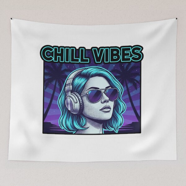 Item preview, Chill Vibes Neon Girl designed and sold by lorand-designs.