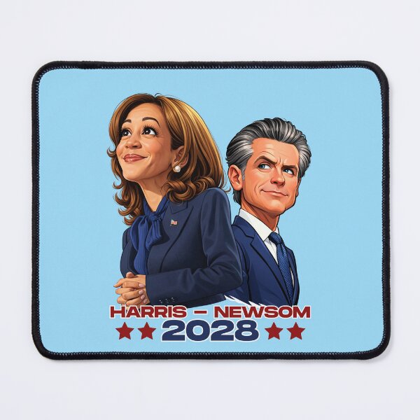 Item preview, Harris Newsom 2028 Graphic – Presidential Campaign Style Political Design designed and sold by SimplyJasper.