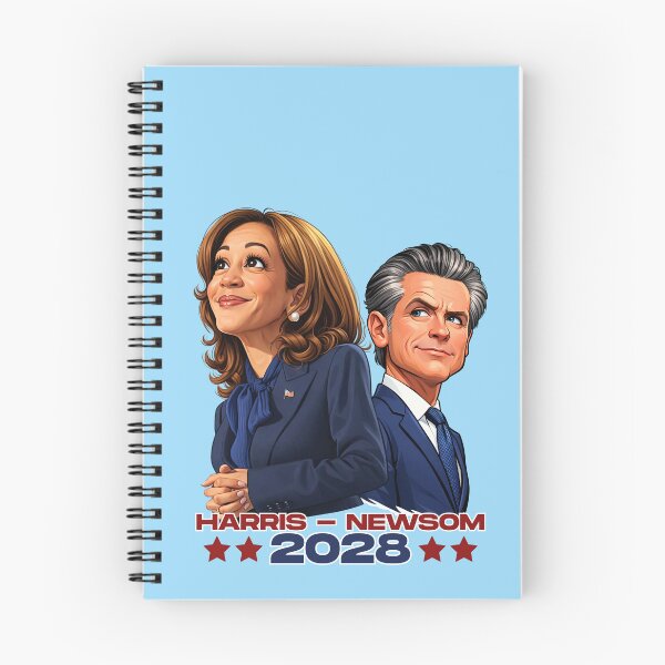 Item preview, Harris Newsom 2028 Graphic – Presidential Campaign Style Political Design designed and sold by SimplyJasper.