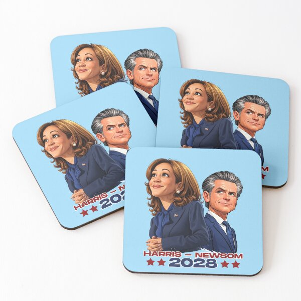 Item preview, Harris Newsom 2028 Graphic – Presidential Campaign Style Political Design designed and sold by SimplyJasper.