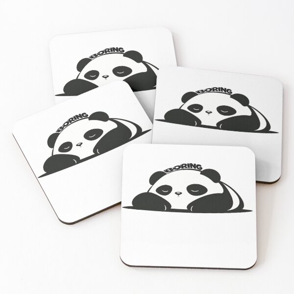 Item preview, Soft Sleepy Panda – Calm Aesthetic Minimal Animal Art designed and sold by JEVANStudio.