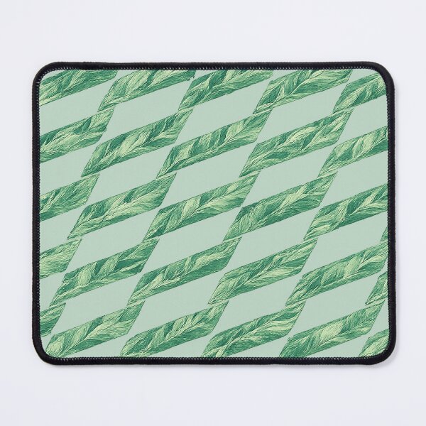 Item preview, Diagonal Emerald Leaf Geometric Seamless Pattern designed and sold by annenambiro.