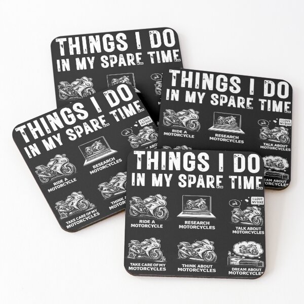 Item preview, Things I Do In My Spare Time – Motorcycles | Biker Quote T-Shirt & Gifts designed and sold by Teetreasure2.