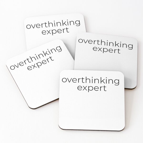 Item preview, Overthinking Expert - funny sarcasm designed and sold by BoldTypeGoods.