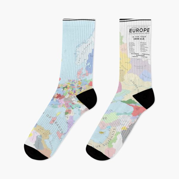 Item preview, Map of Europe in 1444 designed and sold by paulinebolin.