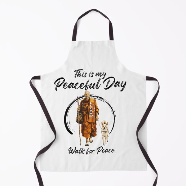 Item preview, This is My Peaceful Day – Walk for Peace Monks & Aloka Dog designed and sold by CriseldaBruning.