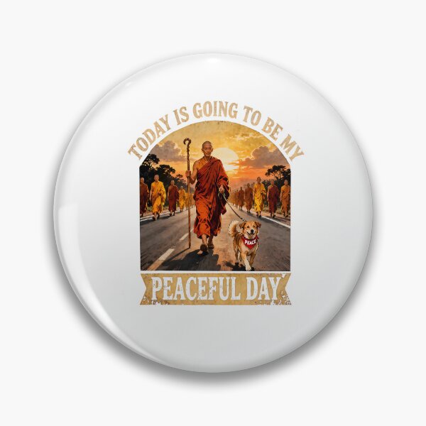 Item preview, Today is Going to Be My Peaceful Day  Walk for Peace  designed and sold by CriseldaBruning.