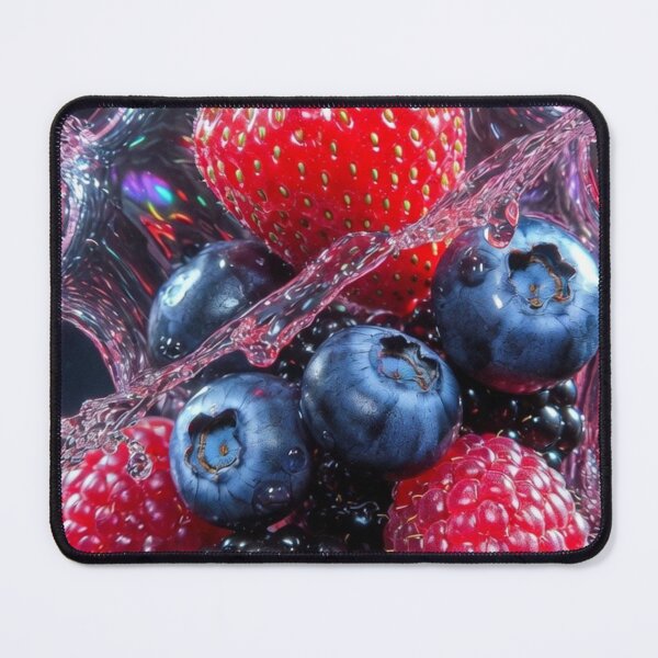 Item preview, Exploding Mixed Berries Splash Art designed and sold by PixelVibe782.