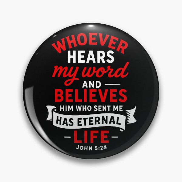 Item preview, John 5:24 Eternal Life designed and sold by plushism.