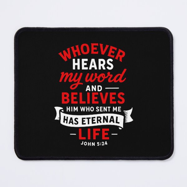 Item preview, John 5:24 Eternal Life designed and sold by plushism.