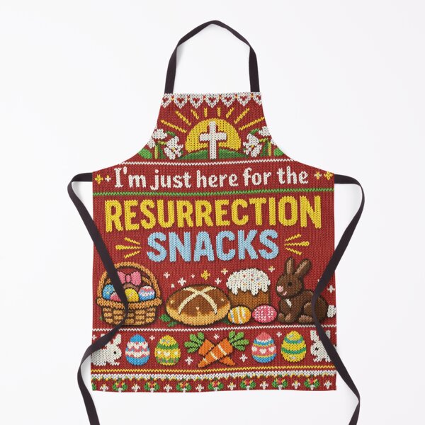Item preview, Funny saying for Easter snacks in a knitted pattern style designed and sold by Mauswohn.