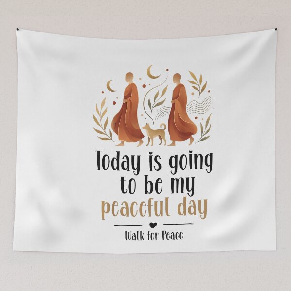 Item preview, Today is Going to Be My Peaceful Day  Walk for Peace  designed and sold by CriseldaBruning.