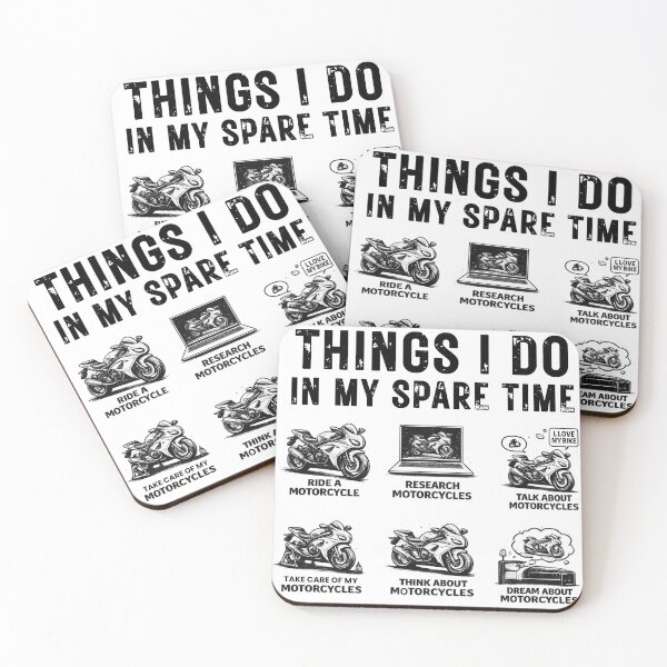 Item preview, Things I Do In My Spare Time – Motorcycles | Biker Quote T-Shirt & Gifts designed and sold by Teetreasure2.
