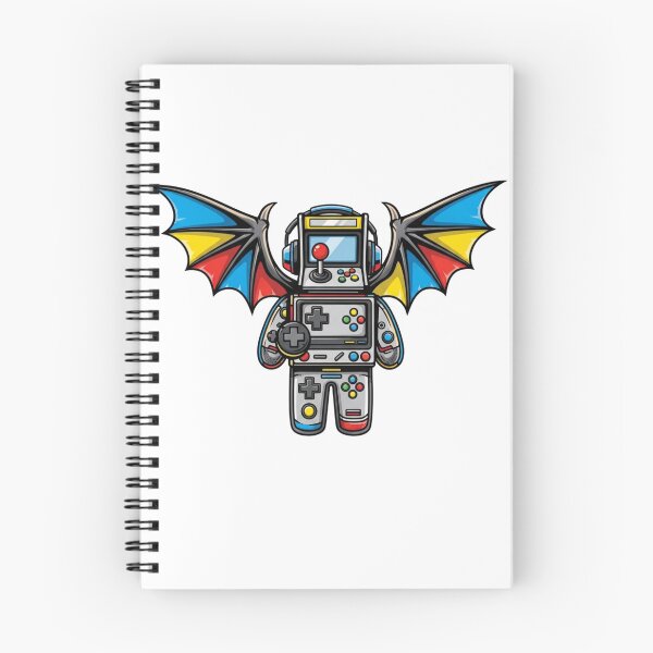 Item preview,  Winged Arcade Machine Gamer Mascot | Retro Gaming Art designed and sold by Dzblack.