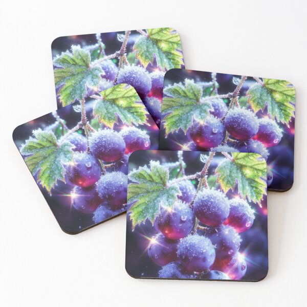 Item preview, Frozen Cosmic Grapes Glow designed and sold by PixelVibe782.