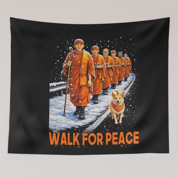 Item preview, Today is Going to Be My Peaceful Day Buddhist Walk for Peace  designed and sold by CriseldaBruning.