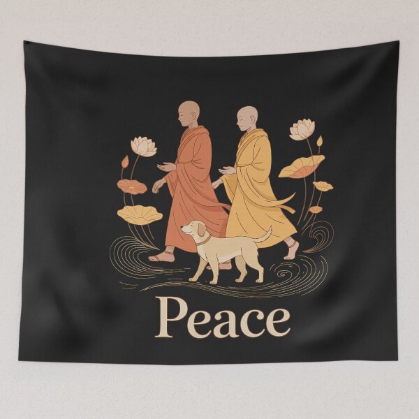 Item preview, Today is Going to Be My Peaceful Day  Walk for Peace  designed and sold by CriseldaBruning.