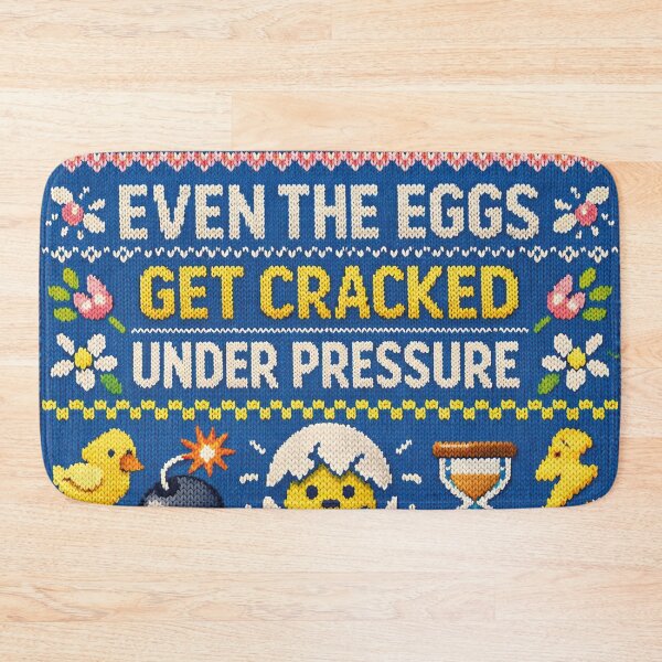 Item preview, Even the eggs get cracked under pressure designed and sold by Mauswohn.
