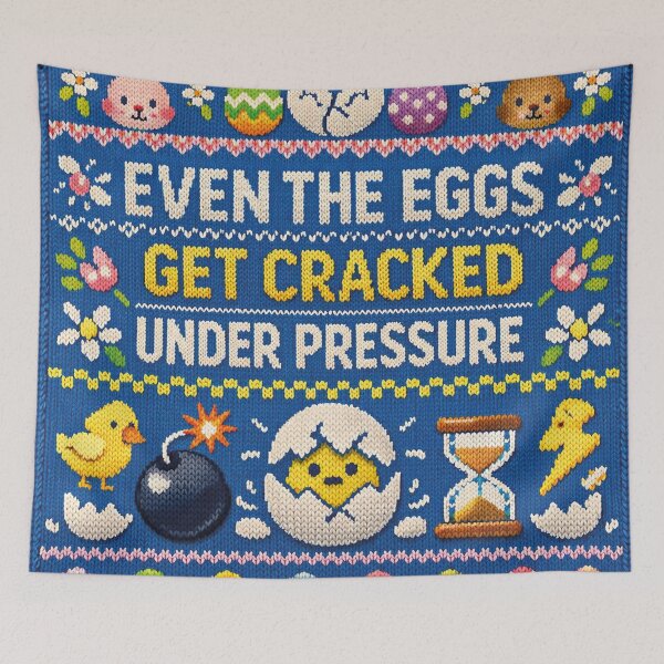 Item preview, Even the eggs get cracked under pressure designed and sold by Mauswohn.