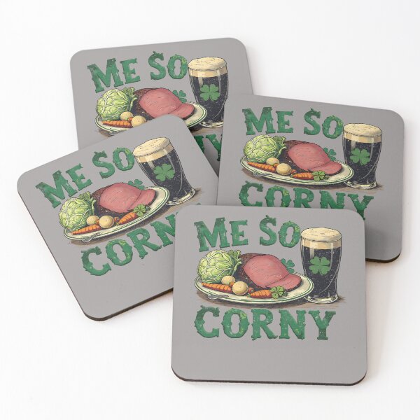Item preview, Me So Corny Beer Corned Beef And Cabbage St Patrick's Day designed and sold by KathieFaugh.