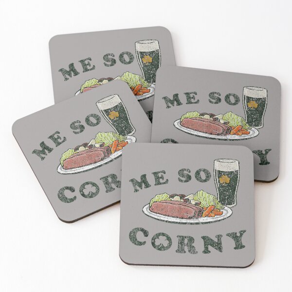 Item preview, Me So Corny Beer Corned Beef And Cabbage St Patrick's Day designed and sold by KathieFaugh.