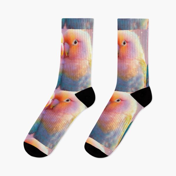 Item preview, Pastel Lovebirds Romance designed and sold by PixelVibe782.