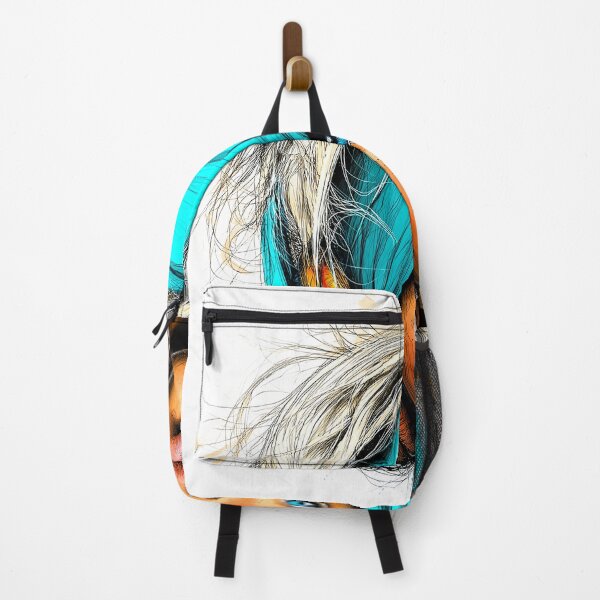 Item preview, Boy with Headphones Portrait – Turquoise Orange Color Splash designed and sold by Rozin-Design.