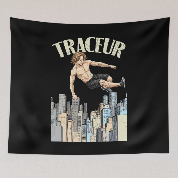 Item preview, Parkour Traceur Urban Athlete Funny City Free Runner Jump designed and sold by GrandeDuc.