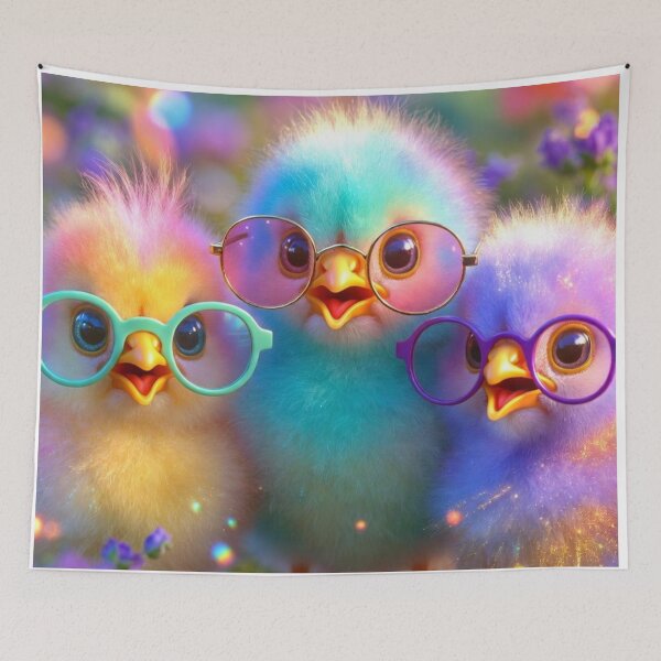 Item preview, Rainbow Baby Chicks Squad designed and sold by PixelVibe782.